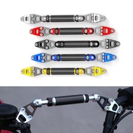 Universal Motorcycle Carbon Balance Bar Adjustable Crossbar Strengthen Handlebar Extended Bracket For Honda Cb400 Reinforce Lever Accessories