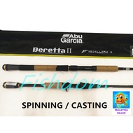 FISHDOM ABU GARCIA HORNET BERETTA2 HNT SPINNING / CASTING FISHING ROD