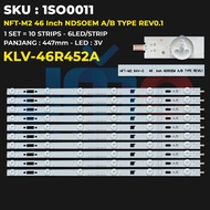 Backlight TV SONY 46 inch KLV-46R452A NFT-M2 46 Inch NDSOEM A/B TYPE REV0.1