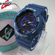 Baby-G Ba110 Navy Blue Women's Watch Ba110 Classic Watch strap accessories M143