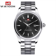 Jam Tangan Pria VAVA VOOM 2093 Stainless Steel/Leather Original