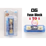 OG Fuse Block 1 To 1 Pure Copper
