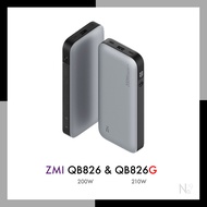 ZMI QB826G 210W Powerbank แบตสำรอง ความจุ 25000mAh USB-A 120W USB-C 100W ชาร์จไวเข้า และออก PD QB826 Power bank Charge