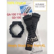 [READY STOCK] ORIGINAL G-shock GA-100 110 120 GD-100 BNB Band Bezel Strap Matte Black