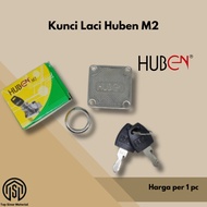 Huben Drawer Lock M2 HM 181-22 Cupboard HM181 Length 2Cm Drawer Lock 22Mm 2 Pieces Keys 18 MM