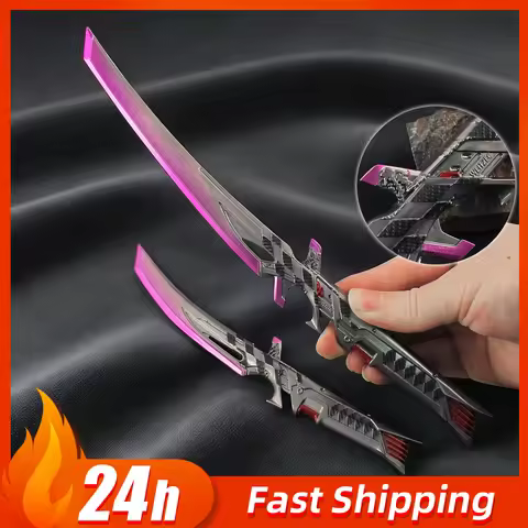 28cm APEX Legends Deadly Duet knife Weapons Model Set Cosplay Prop Game Peripheral Desktop Collectio