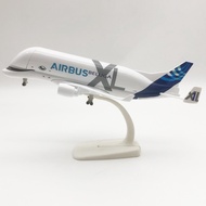 Super Beluga Airbus XL transport aircraft model with wheels size 20cm MB20131