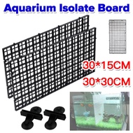 Fish Tank Isolation Board Bottom Divider Aquarium Grid Divider White Grid Filter Segregation Board