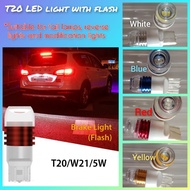 LED Bulb Mentol Liplap T20 P21W/5W Car Signal Reverse Taillamps Flasher Light Motorcycle Bulb Safety