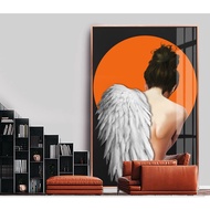 Tranh treo tường hiện đại 3D cao cấp siêu đẹp chất liệu in gỗ tráng gương bọc viền