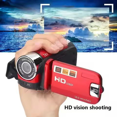1080P Full HD Digital Camera 270° Rotation DV Video Recorder 16X Digital Zoom CMOS Sensor 2.7inch To