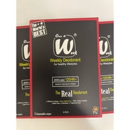 Once A Week Weekly Deodorant 3's [ Original ] Cheapest Harga Kilang 3pcs 1 Pack Once Offer Now