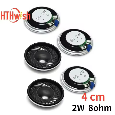 5pcs/set Diameter 40MM 2W 8Ohm Speakers For Arduino 4CM Mini Ultra-thin Horn Speaker 2W 8Ohm Electro