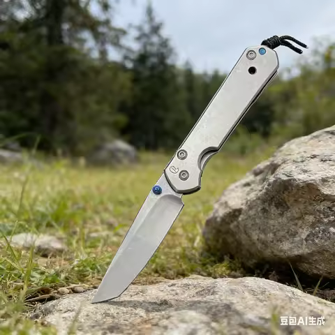 Chris Reeve CR Tanto Blade Pocket Folding Knife 420 All Steel Handles Outdoor Camping Hunting Knives