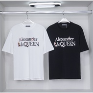 All-match Trendy Colorful Graffiti Brand Text Print Short Sleeves, Simple Luxury T-Shirt Men Women Same