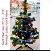 Christmas tree 3 feet 3 ft 90 cm 1 meter christmas tree decoration ornament lamp accessories package