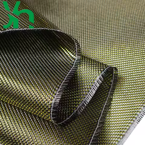 Gold wire carbon fiber cloth, 100% 3k carbon fiber + metal wire, automotive interior parts, surface 