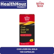 Seven Seas Cod Liver Oil Gold, 100 Capsules