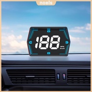 Car Digital GPS Speedometer HD LED Display Speed MPH KMH HUD Compass GPS Speed Meter Overspeed Alarm