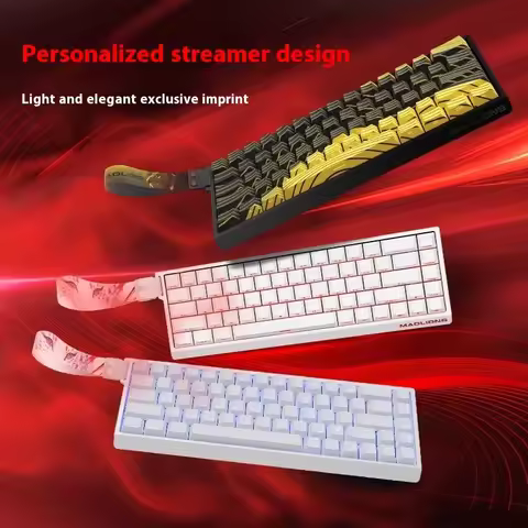 Madlions Mad 60He Magnetic Switch Mechanical Keyboard MAD68 Wired Keyboard Mad60he Custom MAD68he Es