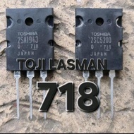 1 Set Lot 718 C5200 A1943 Original Toshiba Transistor 2Sa1943 C5200 2Sc5200 Lot Low 718 Original Tos