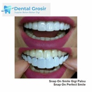 Snap On Smile Gigi Palsu 1 Set Atas Bawah - Gigi Palsu Silikon