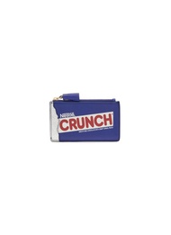 ANYA HINDMARCH CRUNCH ZIP UP LEATHER CARD HOLDER