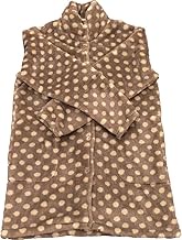 Arie Loungewear, Soft to the Touch, Warm, Dots, Brown, 24.4 x 21.3 x 34.6 inches (62 x 54 x 88 cm)
