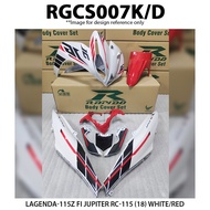 Cover Set Rapido LAGENDA 115Z Fi JUPITER RC-115 (18) Yellow Black Coverset Lagenda 115 / Motor Acces