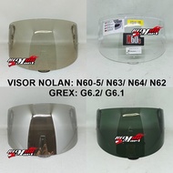 Nolan N60-5 Visor N64/ N63/ N62/ Grex G6.2/ G6.1 Original Nolan Helmet Glass