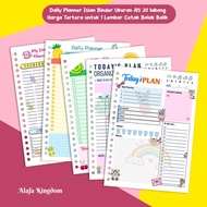 Alafakingdom Loose Leaf Daily Planner A5 20-hole binder filling