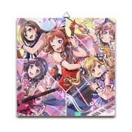 KAYU Wooden Wall Poster anime GROUP MEMBER POPPIN PARTY - BANG DREAM! 100% MDF