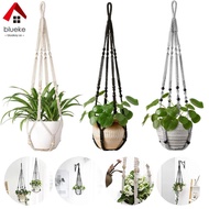 Macrame Plant Hangers Handmade Woven Cotton Rope Plant Pot Holder Decorative Indoor Hanging Planter 