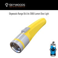 Skywoods Range D6 Lite 2000 Lumen Dive Light