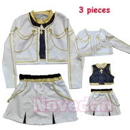 Huntrix Golden Kpop Demon Hunters Rumi Mira Zoey Cosplay Costume Kids Girls Birthday Party Halloween