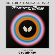 (100% Authentic) Butterfly Tenergy 05 HARD Table Tennis Rubber Getah Ping Pong