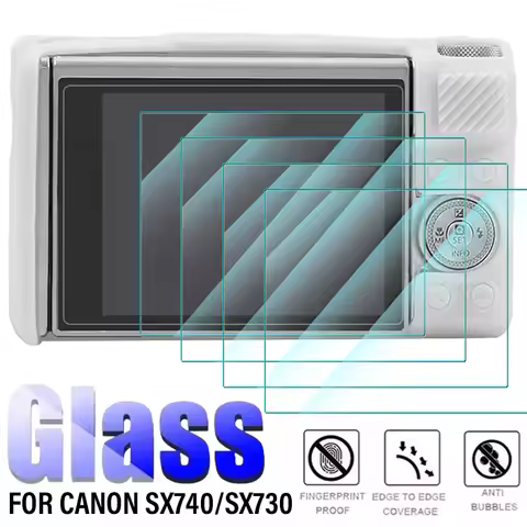 Tempered Glass Screen Protector for Canon Powershot SX730/SX740 Camera LCD Screen Protective Film Co