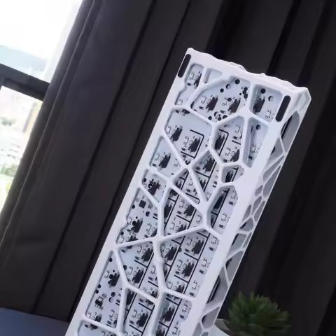 GH60 Hollow Shell Resin Customized Keyboard Case Light Curing 3D Printing Holy 60 Wooting60HE Hollow