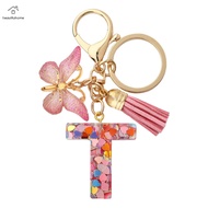 Initial Letter Keychains Letter A-Z Keychain Alphabet Letter Keychain for Women Girls Backpack Handb