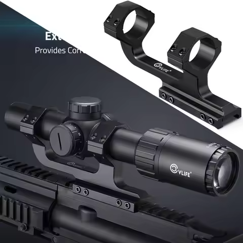 CVLIFE Cantilever Scope Mounts, 1.93" High Profile Scope Mount Offset Dual Ring Scope Mount, Lightwe