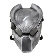 NEW Alien Vs Predator Wolf Mask with Lamp Outdoor Wargame Tactical Mask Full Face Cs Mask Halloween 