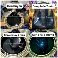 Sơn màu đen tự chọn - Combo Sơn 2k + Cứng 2k - Sơn 2k lon 250g + Cứng 2k lon 150g