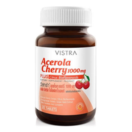 VISTRA Acerola Cherry 1000mg วิสทร้า อะเซโรลา เชอร์รี 20 เม็ด