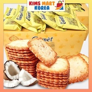 Gomet Sesame Coconut Cracker 520g x 2boxes (about 100pks)