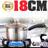 ZL STAINLESS STEEL SOUP POT STOCK POT 26CM