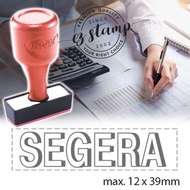 Ready Made RED Rubber Stamp - Segera Stamp (DX46)
