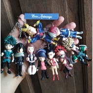 GANTUNGAN Nara Animanga Action Mini Figure Keychain Motorcycle Car Anime My Hero Academia Bokuno Her
