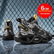 High-Top Casual Sports Shoes For Men Summer Running Basketball Shocks Absorption Padinated Youth Sho