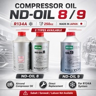 Car Aircond Compressor Oil ND-OIL 8 9 R134A 250cc 1PC
