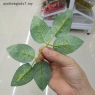 ayellowgodx7 10/30/50pcs Rose Leaves Artificial Greenery Fake Rose Flower Leaves DIY Craft MY